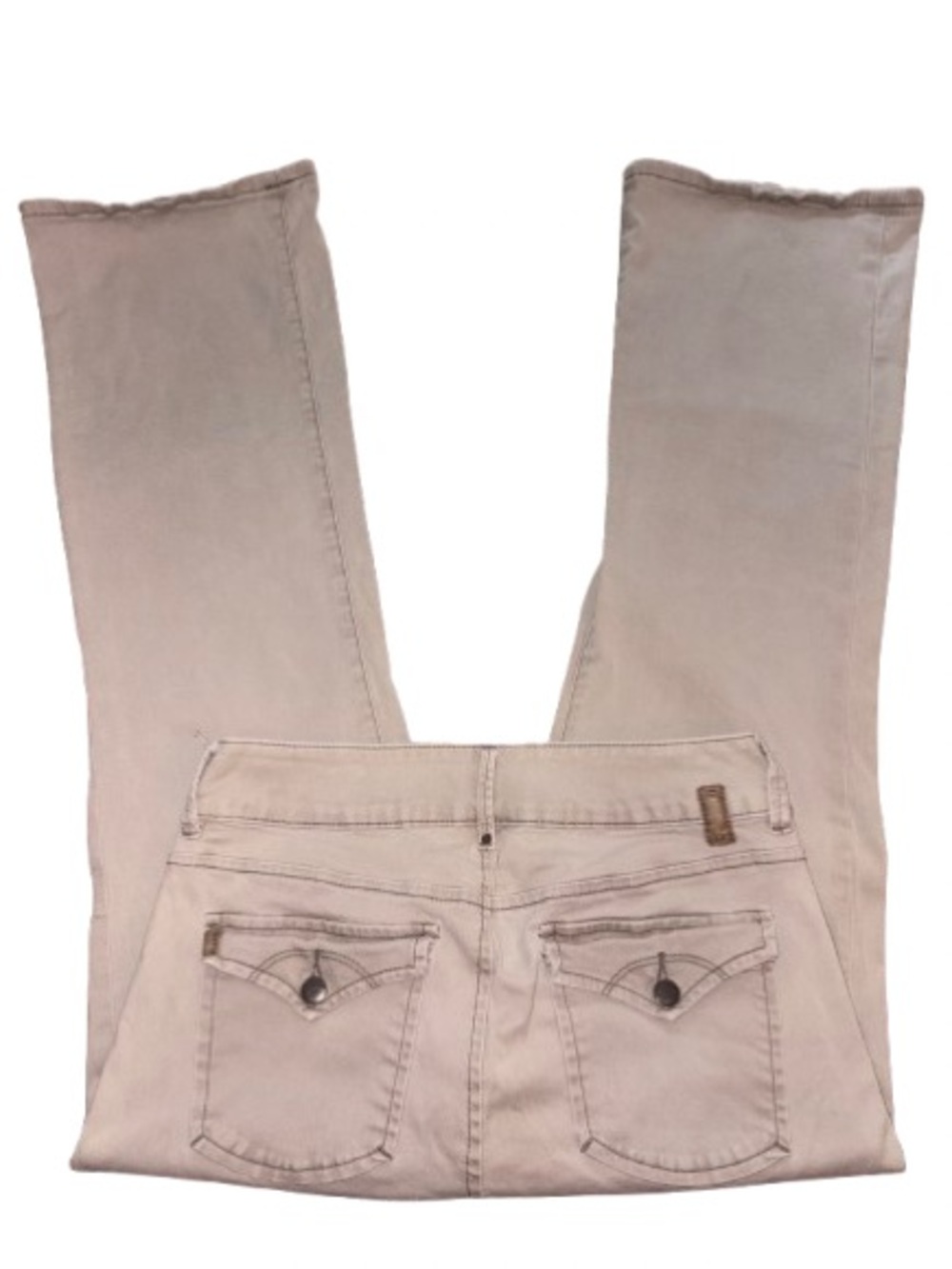 Jag Jeans Beige Double-Button High-Rise Stretch Jeans size 12P